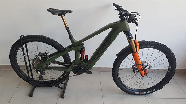 BICICLETA ARO 29  ELETRICA OGGI 29 POTENZA PRO XT DI2 12V VERDE SEMINOVA