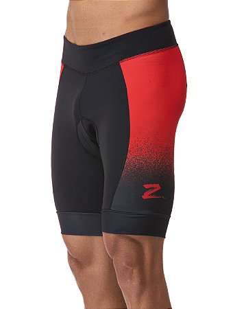 BERMUDA MASCULINA CICLISMO Z-NINE RED