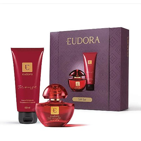 KIT PRESENTE ROUGE EUDORA (2 ITENS)