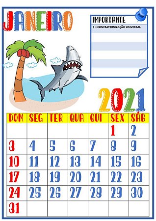 CALENDÁRIO 2021
