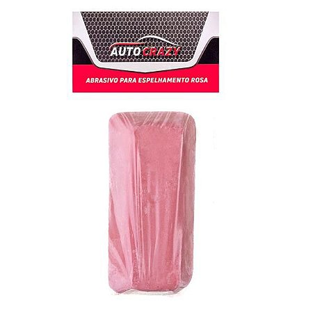 Barra Abrasiva (Pedra) P/ Espelhamento Rosa Pequena - Auto Crazy
