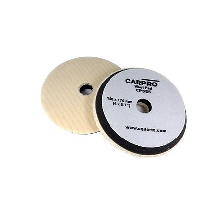 Boina de Lã Com Interface Espuma 6” Wool Pad Carpro