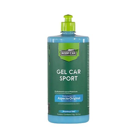 Gel Car Sport Acabamento Acetinado para Plásticos 1L Nobrecar