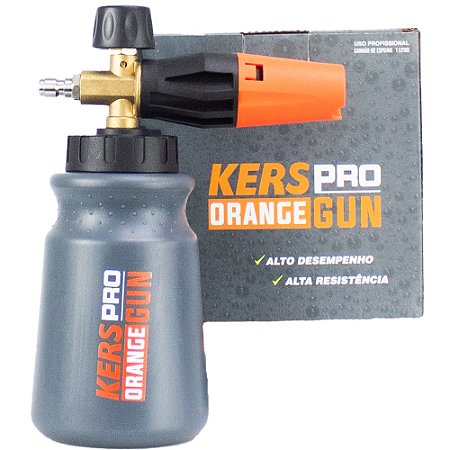 Canhão de Espuma Pro Orange Gun 1L Kers