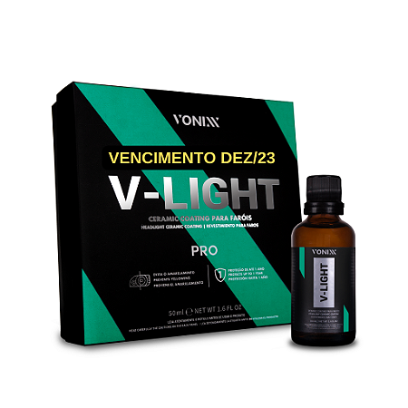 V-Light Pro Revestimento Coating P/ Farois 50ml Vonixx (Vitrificador de Farol)