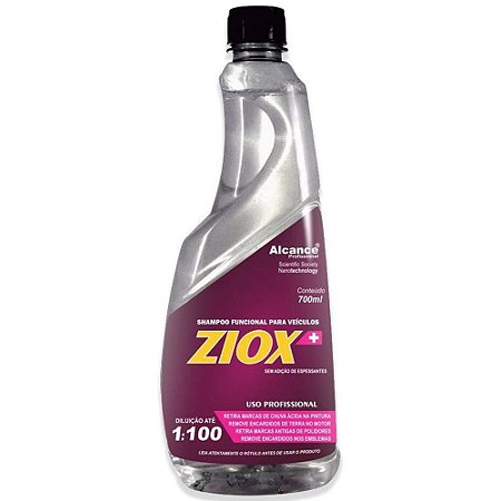 ZIOX - Shampoo Concentrado PH Ácido 1:100 700ml Alcance