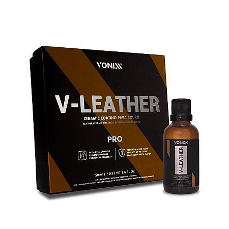 V-Leather Pro Vitrificador de Couro 50ml - Vonixx