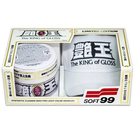 The King Of Gloss White 320gr + Brinde Boné - Soft99