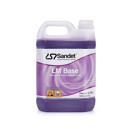 Detergente Desincrustante Ácido LM Base 5L Sandet