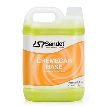 Detergente Cremecar Base 5L - Sandet