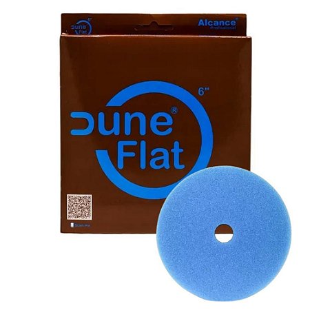 Boina de Espuma Flat Azul Dune 6" Super Agressiva (CORTE C/ FURO) Alcance