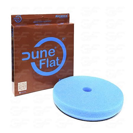 Boina de Espuma Flat Azul Dune 5¨ Super Agressiva (CORTE C/ FURO) - Alcance