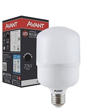 LAMPADA LED 20W BIVOLT E27 BRANCO FRIO 6.500K