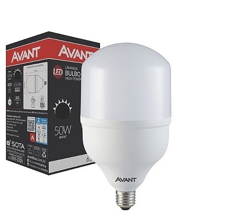 LAMPADA LED 50W BIVOLT E27 BRANCO FRIO 6.500K