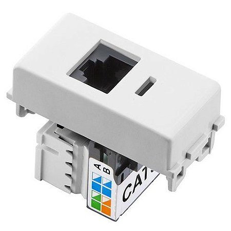 MODULO TOMADA DE REDE RJ45 CAT.6 TRAMONTINA LINHA LIZ E LUX2