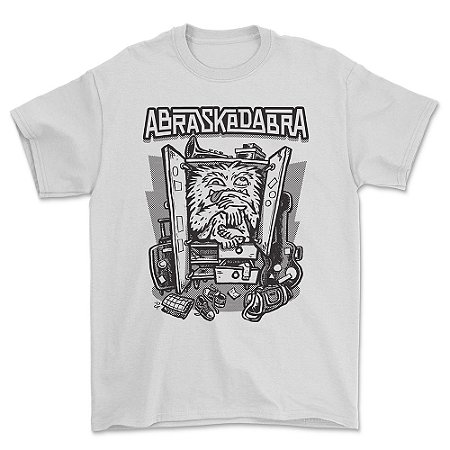 Camiseta branca "Pack Your Monster"