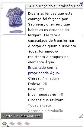 +4 Couraça da Submissão Oceânica Anti-congelante