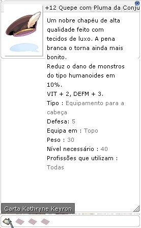 +12 Quepe com Pluma da Conjuração