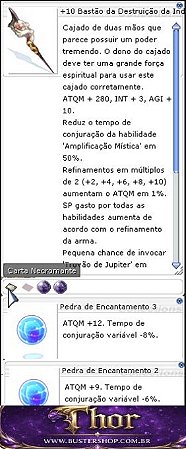+10 Bastão da Destruição da Indiferença Encantamento 3/2