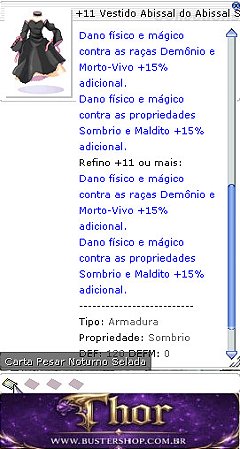 +11 Vestido Abissal do Abissal Selado