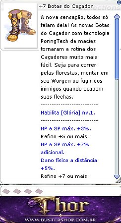 +7 Botas do Caçador