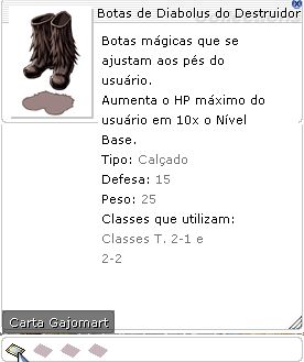 Botas de Diabolus do Destruidor da Natureza