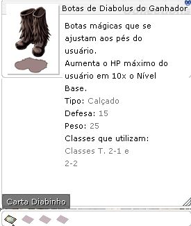 Botas de Diabolus do Ganhador