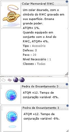 Colar Memorável RWC [1] Encantamento 3/3