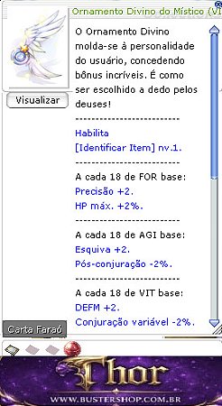Ornamento Divino do Místico