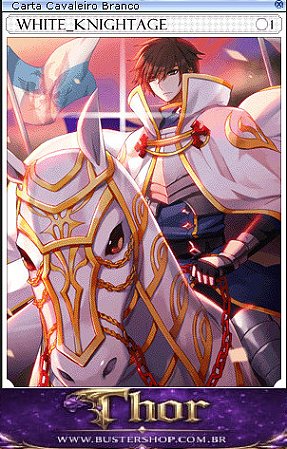 Carta Cavaleiro Branco