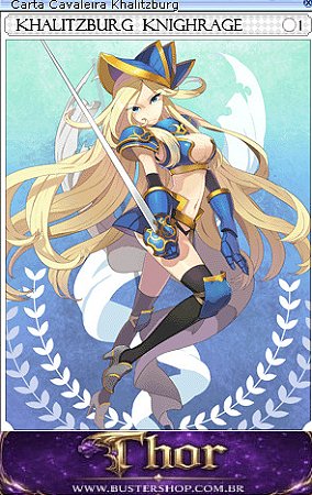 Carta Cavaleira Khalitzburg