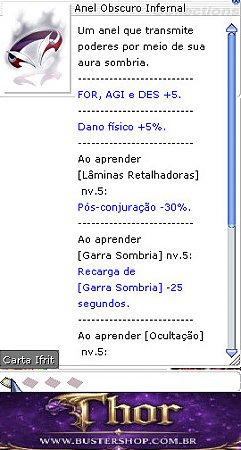 Anel Obscuro Infernal