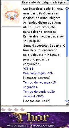 Bracelete da Valquíria Mágica