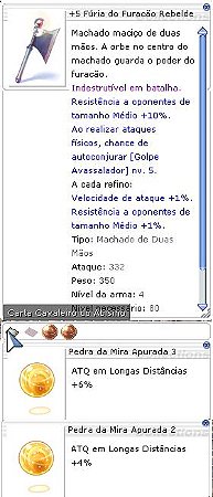 +5 Fúria do Furação Rebelde Mira 3/2