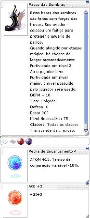 Passos da Sombra [1] Encantamento 4 AGI +3