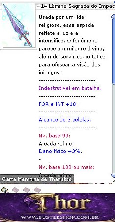 +14 Lâmina Sagrada do Impacto