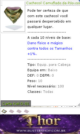 Cachecol Camuflado da Visão