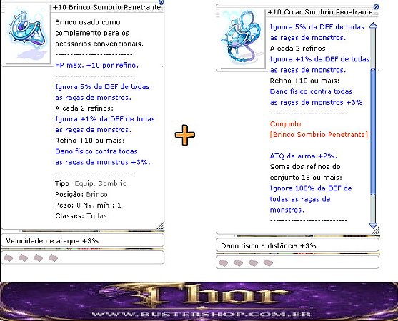 Combo Penetrante Colar e Brinco +10