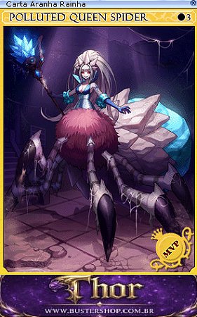 Carta Aranha Rainha