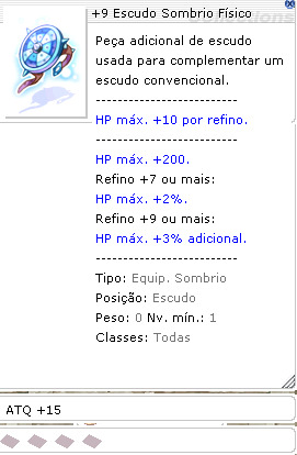 +9 Escudo Sombrio Físico