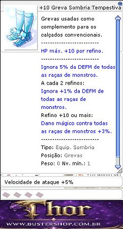 +10 Grevas Sombria Tempestiva