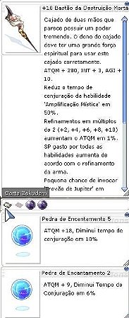 +10 Bastão da Destruição Mortal Encantamento 5/2 por 450kk