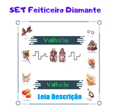 Set Completo Feiticeiro Pó Diamanete