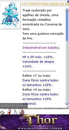 +13 Mega Robe Gelado do Alto Risco