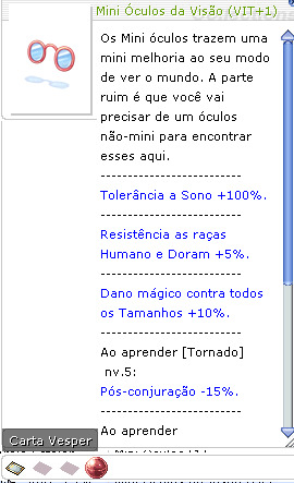 Mini Óculos da Pós-conjuração