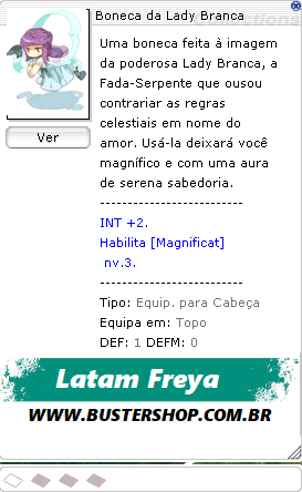 Boneca da Lady Branca