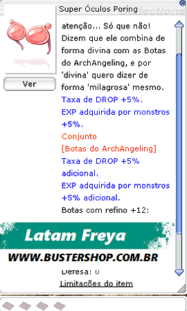 Super Óculos Poring