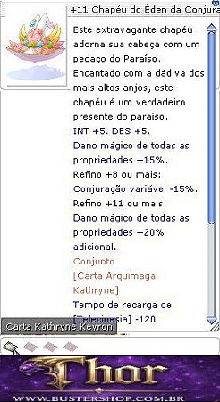 +11 Chapéu do Éden da Conjuração