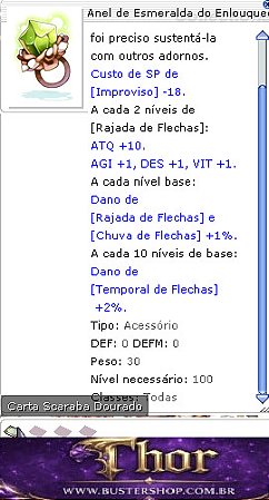 Anel de Esmeralda do Enlouquecido