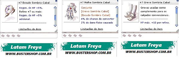 +7 Combo Sombrio Cabal